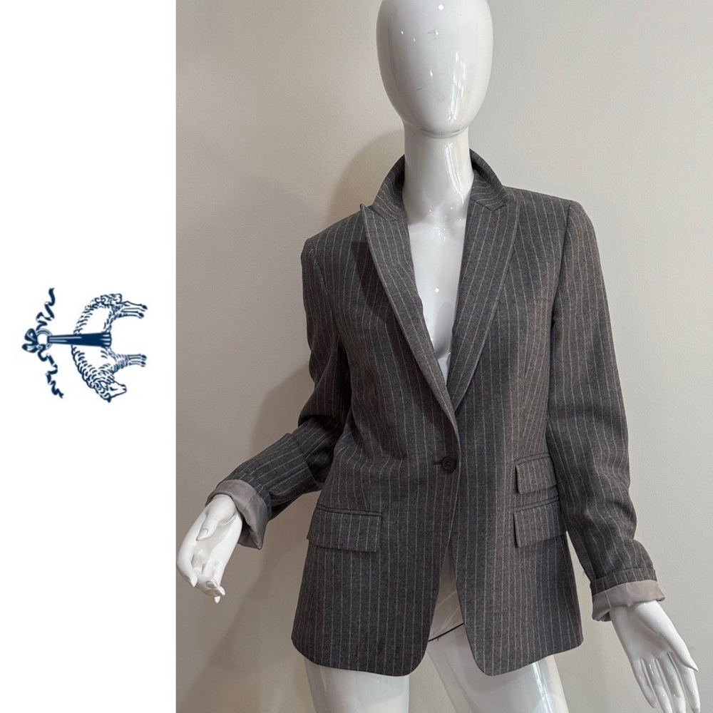 Brooks Brothers Wool Stellita Fit Pin Stripe Blazer Corpcore